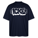 ICKE-Oversized Unisex Bio T-Shirt - Navy