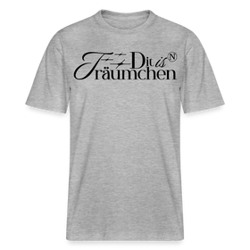 Träumchen-Relaxed Fit Unisex Bio-T-Shirt - Grau meliert