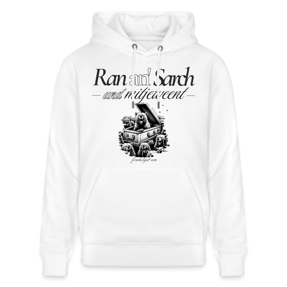 Ran an' Sarg-Unisex Bio-Hoodie - Weiß
