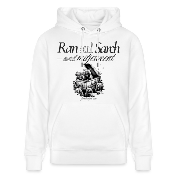 Ran an' Sarg-Unisex Bio-Hoodie - Weiß