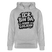 BIN DA, KANN LOSJEHN-Unisex Bio-Hoodie II-Berliner Spruch - Grau meliert