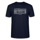 Berliner Spruch-ICK WUNDER MIR-Unisex T-Shirt BIO - Navy
