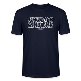 Berliner Spruch-ICK WUNDER MIR-Unisex T-Shirt BIO - Navy