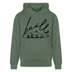KNÜLLE - Unisex Bio-Hoodie - Tanngrün