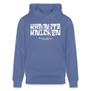 Berliner Schnauze - KANNSTE KNICKEN-Unisex Bio-Hoodie - Blau