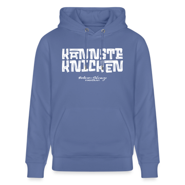 Berliner Schnauze - KANNSTE KNICKEN-Unisex Bio-Hoodie - Blau