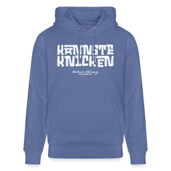 Berliner Schnauze - KANNSTE KNICKEN-Unisex Bio-Hoodie - Blau