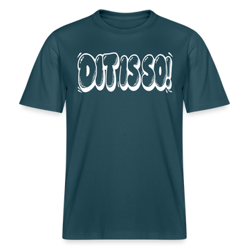 Berlin Shirt-DIT IS SO!-RELAXED FIT Unisex Organic T-Shirt - Dunkles Petrol