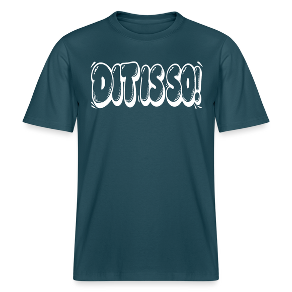 Berlin Shirt-DIT IS SO!-RELAXED FIT Unisex Organic T-Shirt - Dunkles Petrol