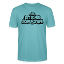 Berliner Bär-DIT IS MIR SCHNURZPIEPE-Unisex T-Shirt BIO - Pastelltürkis