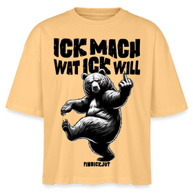 ICK MACH WAT ICK WILL-Frauen Boxy Bio-T-Shirt II - Mispel