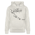 Weihnachten in Berlin 25-JIBT NÜSCHT-Unisex Bio-Hoodie II - Beige meliert