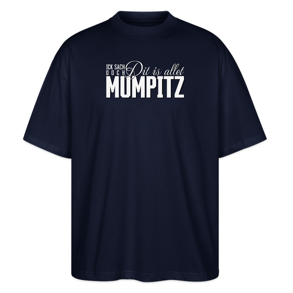 MUMPITZ-Oversized Unisex Bio T-Shirt-dunkel - Navy