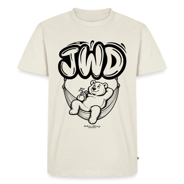 JWD-Berlin-Männer Premium T-Shirt - Naturweiß