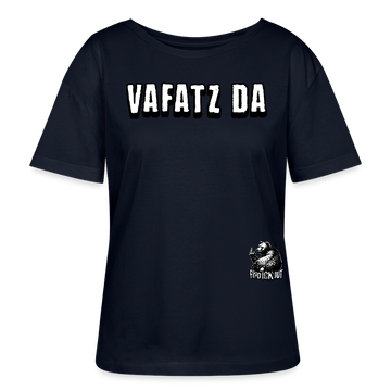VAFATZ DA-Rundhals Frauen Bio-T-Shirt - Navy