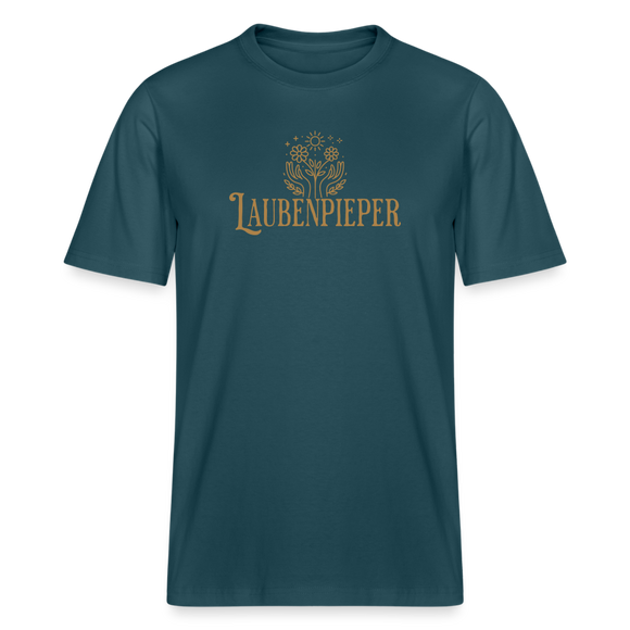 LAUBENPIEPER-Relaxed Fit Unisex Bio-T-Shirt - Dunkles Petrol