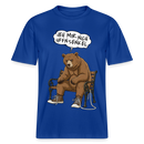 Berliner Bär mit Spruch-JEH MIR NICH UFFN SENKEL- RELAXED FIT Unisex Organic T-Shirt - Dunkelblau