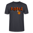 FLITZPIEPE - Unisex T-Shirt BIO - Dunkles Graublau