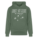 JIBT NÜSCHT zu Weihnachten in Berlin-Unisex Bio-Hoodie - Tanngrün
