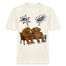 Berliner Bär mit berliner Schnauze-WATN?NÜSCHT- RELAXED FIT Unisex Organic T-Shirt - Naturweiß 