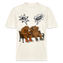 Berliner Bär mit berliner Schnauze-WATN?NÜSCHT- RELAXED FIT Unisex Organic T-Shirt - Naturweiß 