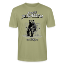DRUFF JESCHISS'N-Unisex T-Shirt BIO - Nebelgrün