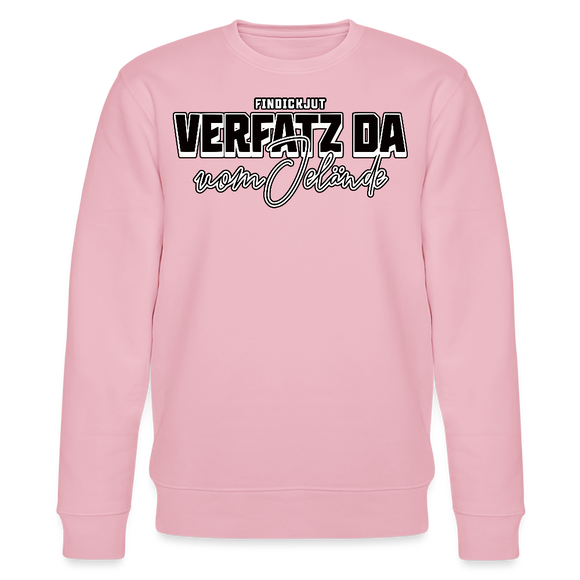 VERFATZ DA VOM JELÄNDE-Unisex Bio-Sweatshirt - Hellrosa