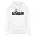 BLÜMERANT-Unisex Bio-Hoodie mit echt Berliner Schnauze - Weiß