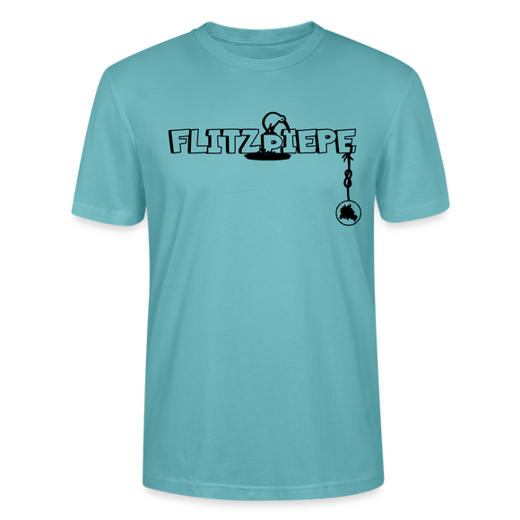 EINE FLITZPIEPE - Unisex Bio T-Shirt - Pastelltürkis