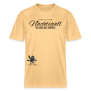 NACHTIGALL ICK HÖR DIR TRAPSEN-Relaxed Fit Unisex Bio-T-Shirt - Hellgelb