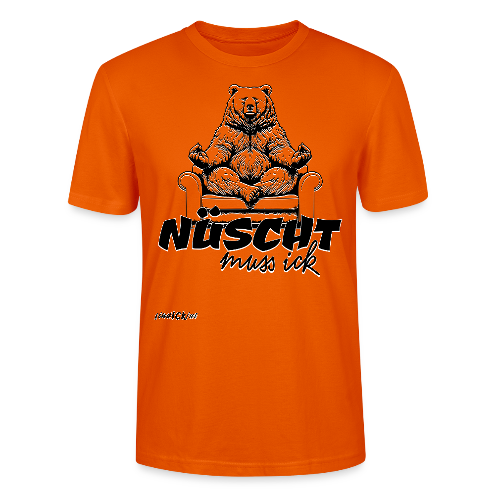 NÜSCHT MUSS ICK-Unisex T-Shirt Bio II - Tieforange
