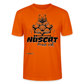 NÜSCHT MUSS ICK-Unisex T-Shirt Bio II - Tieforange