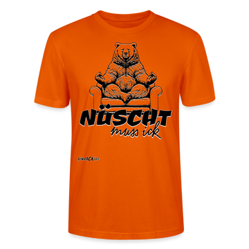 NÜSCHT MUSS ICK-Unisex T-Shirt Bio II - Tieforange