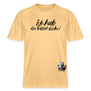 ICK HAB DIE FAXEN DICKE!-Relaxed Fit Unisex Bio-T-Shirt - Hellgelb