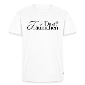 DIT IS N TRÄUMCHEN-Männer Premium BIO T-Shirt - Weiß
