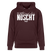 NETT KANN ICK OOCH-Unisex Bio-Hoodie - Maroon