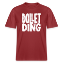 DOLLET DING- RELAXED FIT Unisex Organic T-Shirt - Erdrot