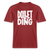 DOLLET DING- RELAXED FIT Unisex Organic T-Shirt - Erdrot