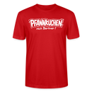 witziges Berlin Shirt-PFANNKUCHEN, NICH BERLINER-Unisex T-Shirt BIO - Rot