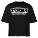 TACHCHEN IHR FLITZPIEPEN-Frauen Boxy Bio-T-Shirt-Berlin Shirt - Schwarz