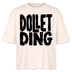 DOLLET DING-Frauen Boxy Bio-T-Shirt - Natur