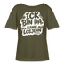 BIN DA, KANN LOSJEHN-Rundhals Frauen Bio-T-Shirt mit Berliner Schnauze - Khaki