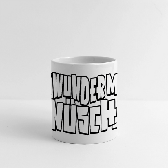 Berliner Spruch-ICK WUNDER MIR-Panoramatasse - Weiß