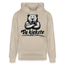 Da kiekste, wa?-Unisex Bio-Hoodie - Beige