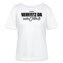 VERFATZ DA VOM JELÄNDE-Rundhals Frauen Bio-T-Shirt - Weiß