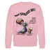 WAT KIEKSTN SO?-Unisex Bio-Sweatshirt - Hellrosa