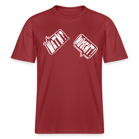 WATN? NÜSCHT!-Relaxed Fit Unisex Bio-T-Shirt - Erdrot