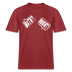 WATN? NÜSCHT!-Relaxed Fit Unisex Bio-T-Shirt - Erdrot