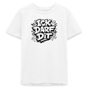 ICK DARF DIT-Teenager T-Shirt für Berliner Gören - Weiß