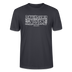 Berliner Spruch-ICK WUNDER MIR-Unisex T-Shirt BIO - Dunkles Graublau